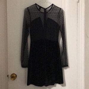 forever21 velvet mesh dress